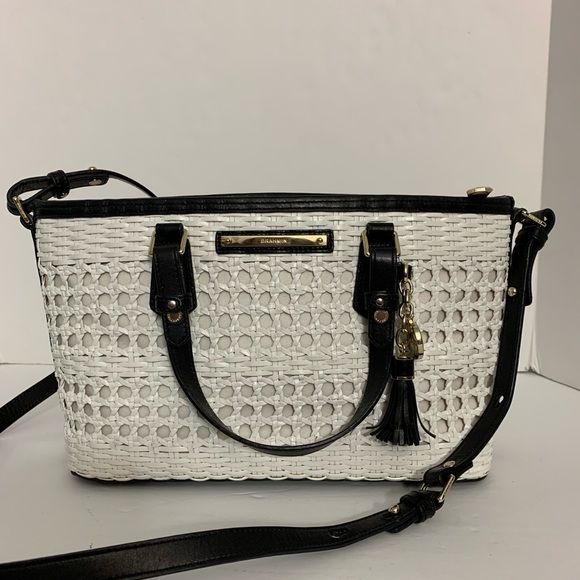 Brahmin Handbags - Brahmin white and black purse